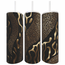 Load image into Gallery viewer, Leopard/Stripes Print Tumblers
