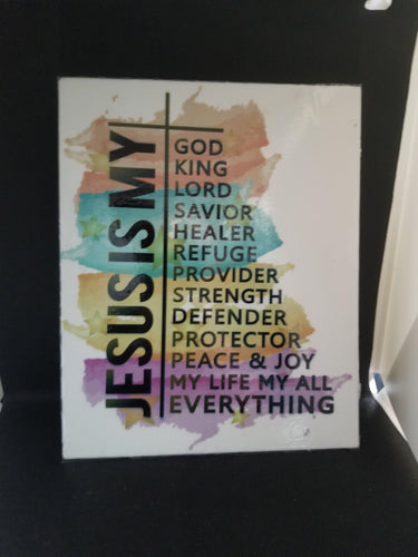 Jesus is My God, King, Lord, Saviour, Refuge, Provider, Strength, Defender, Protector, Peace & Joy, - Avyanna's Musings and Designs